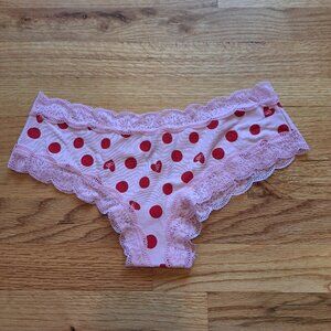 NWT VS polka dot panties size Large